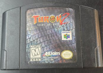 Turok 2: Seeds Of Evil Nintendo 64 N64 Authentic Cartridge