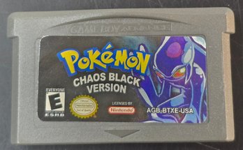 Pokemon Chaos Black Version- Nintendo Gameboy Advance