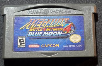 MegaMan Battle Network 4: Blue Moon (Gameboy Advance, 2004 GBA)