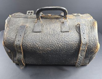 Antique Large Leather Doctor's Bag