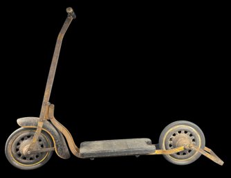 Antique Childs Scooter Early To Mid Century