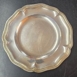 Antique Solid Sterling Silver Tiffany & Co.  Plate 10 Troy Ounces