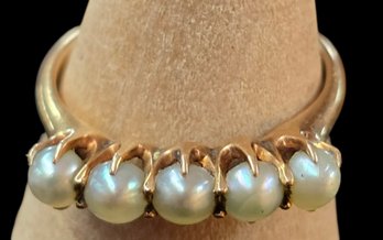 14k Ring With Stones 2.0 Grams