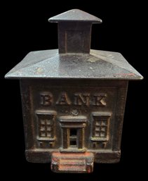 Antique Cast Iron Small Bank