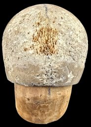 Antique 1800s Mannequin Head Soft Light Wood