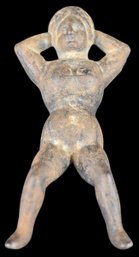 Antique Cast Iron Naughty Nellie Figural Bootjack