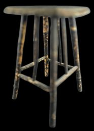 Antique Stick Built Stool Plant Stand