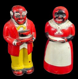 Vintage Black Americana  Salt & Pepper Shakers