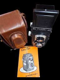 Vintage Ciro-flex Twin Lens Reflex Camera With Wollensak Lens Great Like New Condition