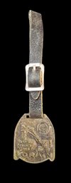 Vintage Pocket Watch Advertising Fob