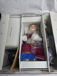 The Ashton-Drake Galleries Three Wise Men Porcelain Doll Set