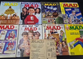 Lot Of Vintage Mad Magazines
