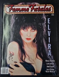 1995 Issue Femme Fatales Magazine Featuring Elvira