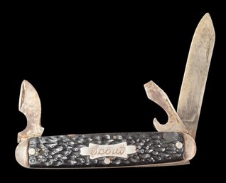 Vintage Folding Scout Pocket Knife