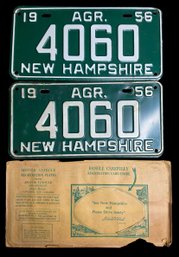 1956 NH License Plate Set