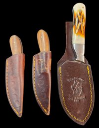 3 Fixed Blade Knives