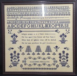 Wall Hanging Framed Sampler