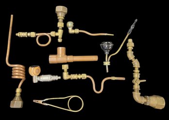 Vintage Homemade Pipe Lot Steampunk Pipes