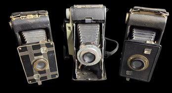 Vintage Folding Camera Lot