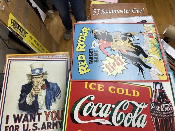 Large Reproduction Signs Lot Of (10) Reproduction Signs, All Approx 15