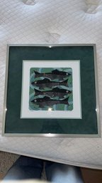 Framed Print Of Fish Signed
