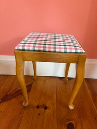 Small Pink And Green Bench