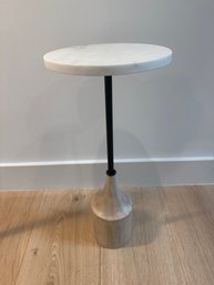 West Elm Hudson Marble Drink Table