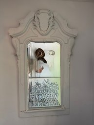 Painted Wood Mirror