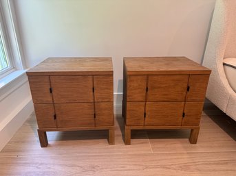 Pair Of West Elm Maude Nightstands