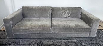 Restoration Hardware Maddox Velvet Sofa