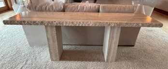 Travertine Console