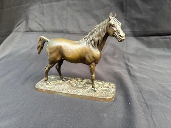 Late 19th Century Animalier Bronze Sculpture 'Cheval Arabe ' By Pierre Jules