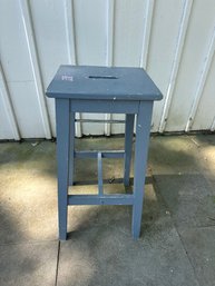 Painted Wood Stool