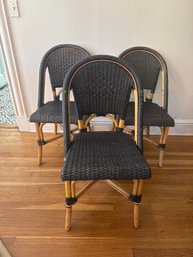 Set Of 3 Bistro Chairs