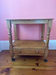 Pine End Table