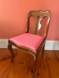 Side Chaireith Pink Seat