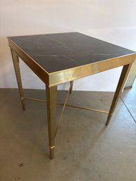 Brass And Marble Table