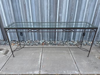 Iron Outdoor Console / Serving Table