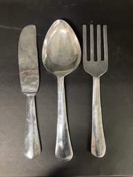 Giant Flatware For Wall Diplay