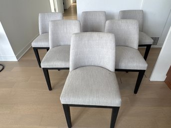 Set Of 6 RH Track Dining Chairs