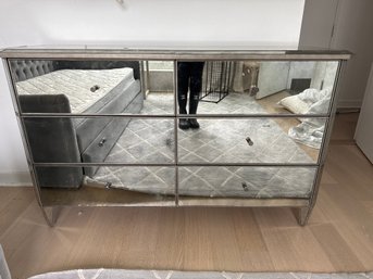 Wide Mirrored Dresser