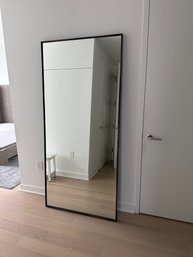 RH Metal Floating Floor Mirror