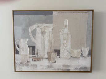 Decorative Wall Art Of Cups And Vases