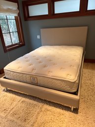 Leather Queen Room And Board Bed