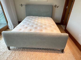 Blue Room And Board Queen Size Bed And Mattress