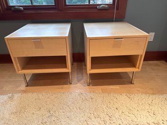 Pair Of Room And Board Copenhagen Nightstands