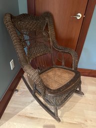 Antique Wicker Rocker