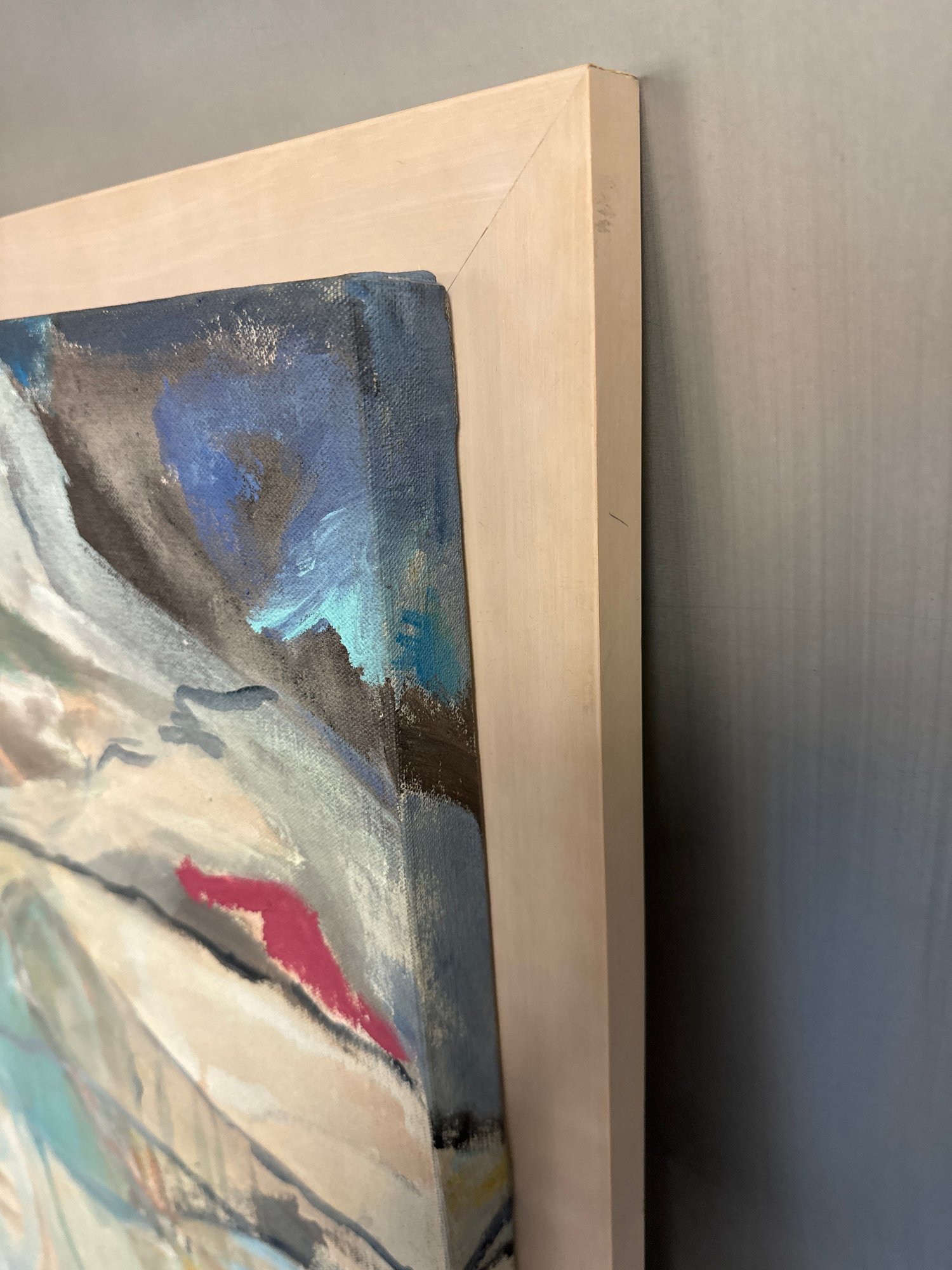 Abstract Oil On Canvas 5503