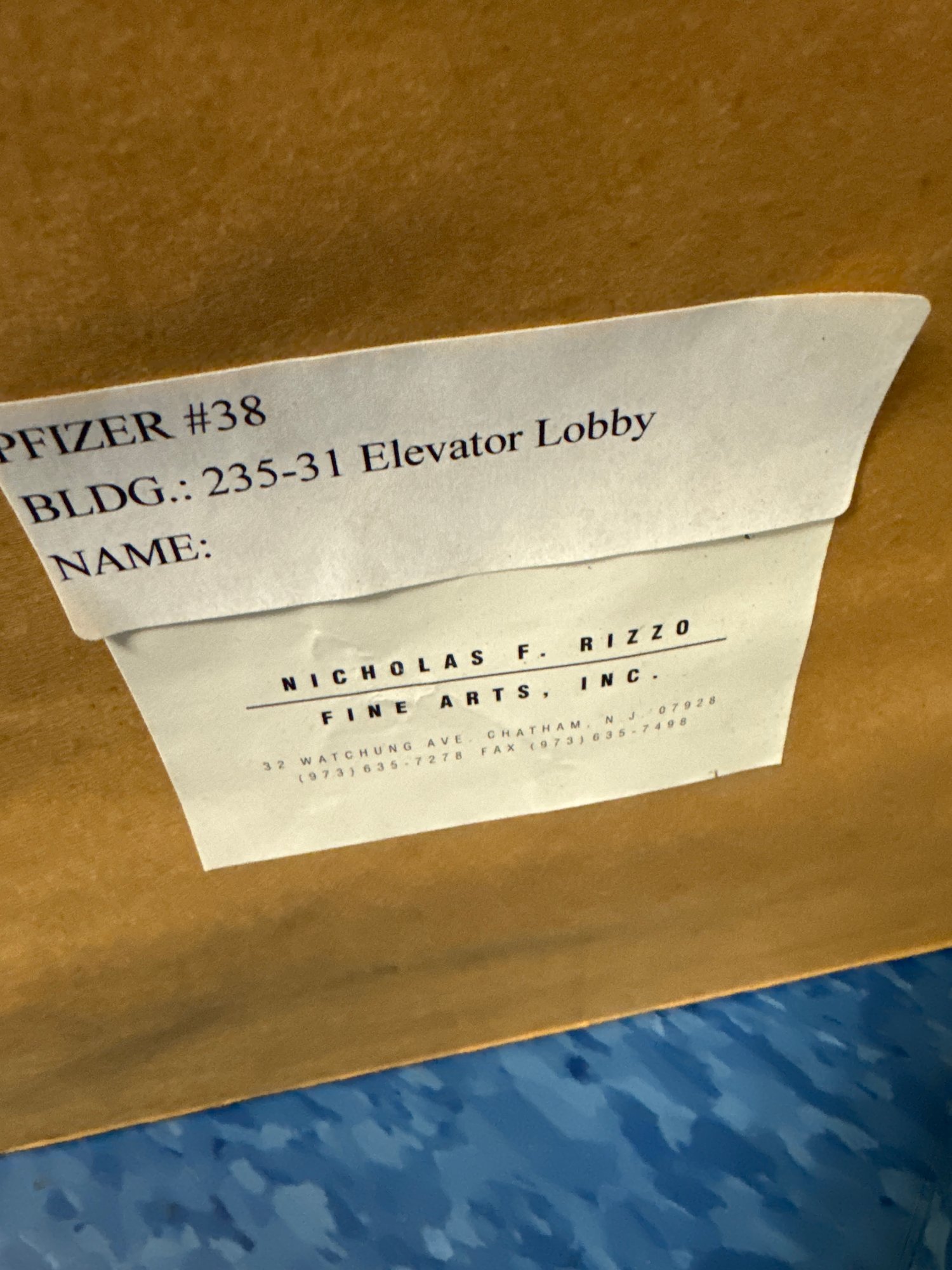 Abstract Oil On Canvas 5503