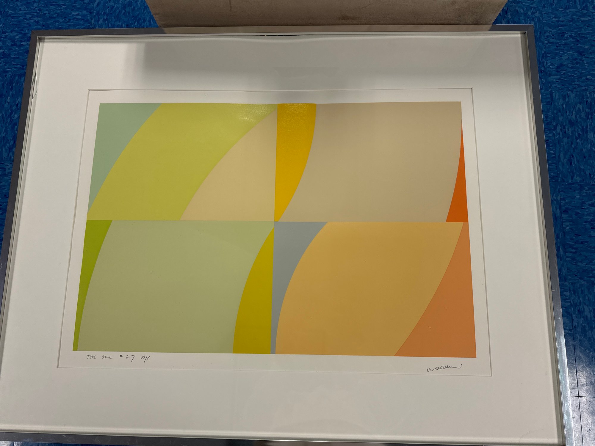 "The Till 27" By Walter Darby Bannard Silkscreen 5602